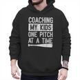Vintage Coaching My Kids One Pitch At A Time Baseball Dad Men Hoodie Vintage Coaching My Kids One Pitch At A Time Baseball Dad Men Hoodie