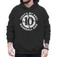 Vintage That's My Boy 10 Proud Baseball Dad Father's Day Men Hoodie Vintage That's My Boy 10 Proud Baseball Dad Father's Day Men Hoodie