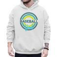 Baseball Dad With Modern Baseball Circles Premium Tri-Blend Men Hoodie