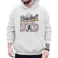 Baseball Dad Player Cool Retro Sports Fan Father's Day Premium Tri-Blend Men Hoodie