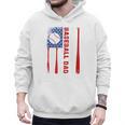 Baseball Dad USA American Flag Father's Day 4th Of July Premium Men Hoodie Baseball Dad USA American Flag Father's Day 4th Of July Premium Men Hoodie
