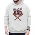 Baseball Dad Vintage Father's Day Family Humor Sport Lovers Men Hoodie