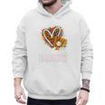 Baseball Daddy Leopard Heart Colorful Premium Men Hoodie
