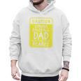 Caution Serious Baseball Dad Something To Be Feared Premium Men Hoodie