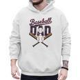 Cool Baseball Dad For Vintage Father's Day Game Day Men Hoodie Cool Baseball Dad For Vintage Father's Day Game Day Men Hoodie
