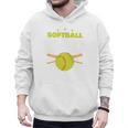 Softball Dad Just Like A Baseball Dad Player Premium Men Hoodie Softball Dad Just Like A Baseball Dad Player Premium Men Hoodie