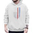 Vintage Baseball US Flag Tee Baseball Dad Player Coach Premium Tri-Blend Men Hoodie