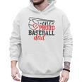 Vintage One Proud Baseball Dad Sporty Humor Men Hoodie