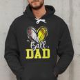 Ball Dad Softball Baseball Dad Fathers Day Men Hoodie