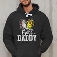 Ball Daddy Softball Baseball Dad Fathers Day Men Hoodie