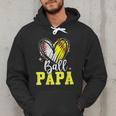 Ball Papa Softball Baseball Dad Daddy Men Hoodie Ball Papa Softball Baseball Dad Daddy Men Hoodie