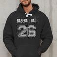 BASEBALL DAD 2026 SENIOR BASEBALL DAD SENIOR CLASS 26 Men Hoodie BASEBALL DAD 2026 SENIOR BASEBALL DAD SENIOR CLASS 26 Men Hoodie