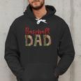 Baseball Dad Camouflage Camo Flag Military Father's Day Men Hoodie