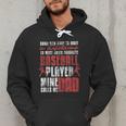 Baseball Dad Cute Love Sports Pitcher Catcher Baseball Men Hoodie Baseball Dad Cute Love Sports Pitcher Catcher Baseball Men Hoodie