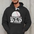 Baseball Dad Father Sport Fan Men Hoodie