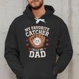 Baseball Dad Father's Day Catcher Men Men Hoodie Baseball Dad Father's Day Catcher Men Men Hoodie