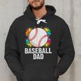 Baseball Dad Fathers Day For Daddy Papa Father Men Hoodie Baseball Dad Fathers Day For Daddy Papa Father Men Hoodie