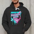 Baseball Dad Home Plate Ice Cream Drip Father's Day Men Hoodie