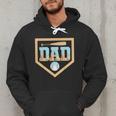 Baseball Dad Ice Cream Drip Home Plate Bat Cool Fathers Day Men Hoodie Baseball Dad Ice Cream Drip Home Plate Bat Cool Fathers Day Men Hoodie