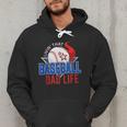 Baseball Dad Life Happy Fathers Day Dad Daddy Baseball Lover Men Hoodie Baseball Dad Life Happy Fathers Day Dad Daddy Baseball Lover Men Hoodie