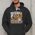 Baseball Dad Like a Regular Dad Only Way Cooler Men Hoodie