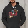 Baseball Dad Sport Fan Father Men Baseball Fathers Day Men Hoodie