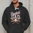Baseball Dad Sports Lover Father's Day Father In Law Men Hoodie