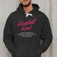Baseball Dad Travel Ball Little League Husband Wedding Men Hoodie