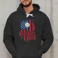 Baseball Dad USA American Flag 4th Of July Men Hoodie Baseball Dad USA American Flag 4th Of July Men Hoodie