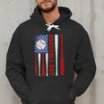 Baseball Dad USA American Flag Father's Day 4th Of July Men Hoodie Baseball Dad USA American Flag Father's Day 4th Of July Men Hoodie