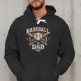 Baseball Fan Dad Father Vintage Baseball Dad Men Hoodie