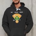 Baseball Father's Day Joke Vintage Baseball Dad Men Hoodie