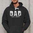 Dad Est 2026 Baseball Dad To Be New Baby Daddy Father's Day Men Hoodie Dad Est 2026 Baseball Dad To Be New Baby Daddy Father's Day Men Hoodie