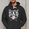 Fathers Cute Vintage Baseball Dad Sport Lovers Batter Player Men Hoodie Fathers Cute Vintage Baseball Dad Sport Lovers Batter Player Men Hoodie