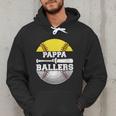 Pappa Of Ballers Softball Baseball Dad Men Hoodie Pappa Of Ballers Softball Baseball Dad Men Hoodie