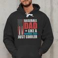Patriotic Baseball Dad Father's Day American Flag Men Hoodie Patriotic Baseball Dad Father's Day American Flag Men Hoodie