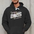 Proud Father Of A 2025 Senior Baseball Dad Graduation Men Hoodie