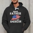 Proud Father And American Flag Baseball Dad Father Patriotic Men Hoodie Proud Father And American Flag Baseball Dad Father Patriotic Men Hoodie