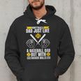 Softball Dad Like a Baseball Dad With Bigger Balls Softball Men Hoodie Softball Dad Like a Baseball Dad With Bigger Balls Softball Men Hoodie