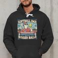 Softball Dad Like a Baseball Dad Gift Men Men Hoodie Softball Dad Like a Baseball Dad Gift Men Men Hoodie