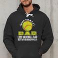 Softball Dad Like A Baseball Dad Softball Father's Day Men Hoodie Softball Dad Like A Baseball Dad Softball Father's Day Men Hoodie