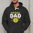 Softball Dad Just Like A Baseball Dad Player Men Hoodie Softball Dad Just Like A Baseball Dad Player Men Hoodie