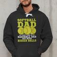 Softball Dad Just Like A Baseball Dad Team Men Hoodie Softball Dad Just Like A Baseball Dad Team Men Hoodie