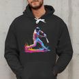 Tie Dye Baseball Dad Fathers Day Men Hoodie Tie Dye Baseball Dad Fathers Day Men Hoodie
