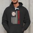 Vintage Baseball DAD American Flag Fathers Day 4th Of July Men Hoodie Vintage Baseball DAD American Flag Fathers Day 4th Of July Men Hoodie