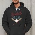 Vintage Baseball Dad Father's Day Birthday Matching Family Men Hoodie