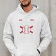 Baseball Dad Father Homerun Fathers Day Baseball Lovers Premium Men Hoodie