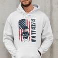 Baseball Dad Flag Tee I Raised Mine Ballpark Dad Men Hoodie Baseball Dad Flag Tee I Raised Mine Ballpark Dad Men Hoodie