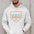 Baseball Dad Ice Cream Drip Home Plate Cool Fathers Day Premium Men Hoodie Baseball Dad Ice Cream Drip Home Plate Cool Fathers Day Premium Men Hoodie