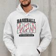 Baseball Dad Like Normal Dad But Louder Prouder Father Day Men Hoodie